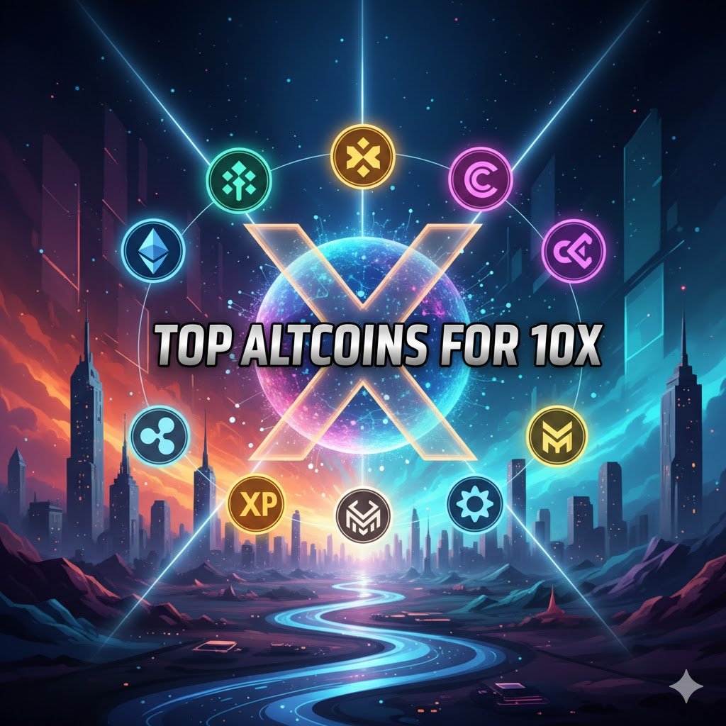 Top Altcoins for 10x 2026
